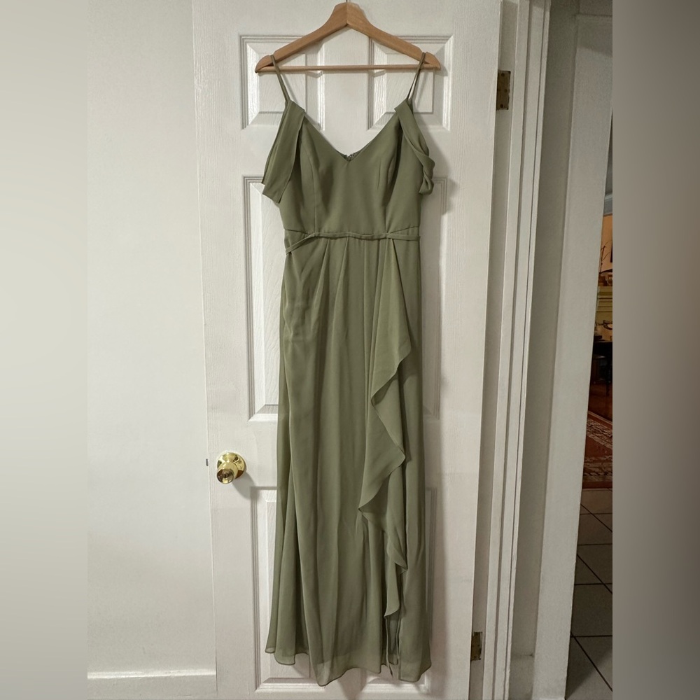 David’s Bridal Cold Shoulder Bridesmaid Dress